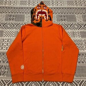 A Bathing Ape Bape 1st Camo Tiger Full Zip Hoodie Size Medium